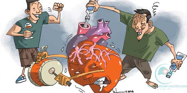 Rượu bia  - Loại "thần dược" đi đến đâu phá hủy chức năng gan đến đó